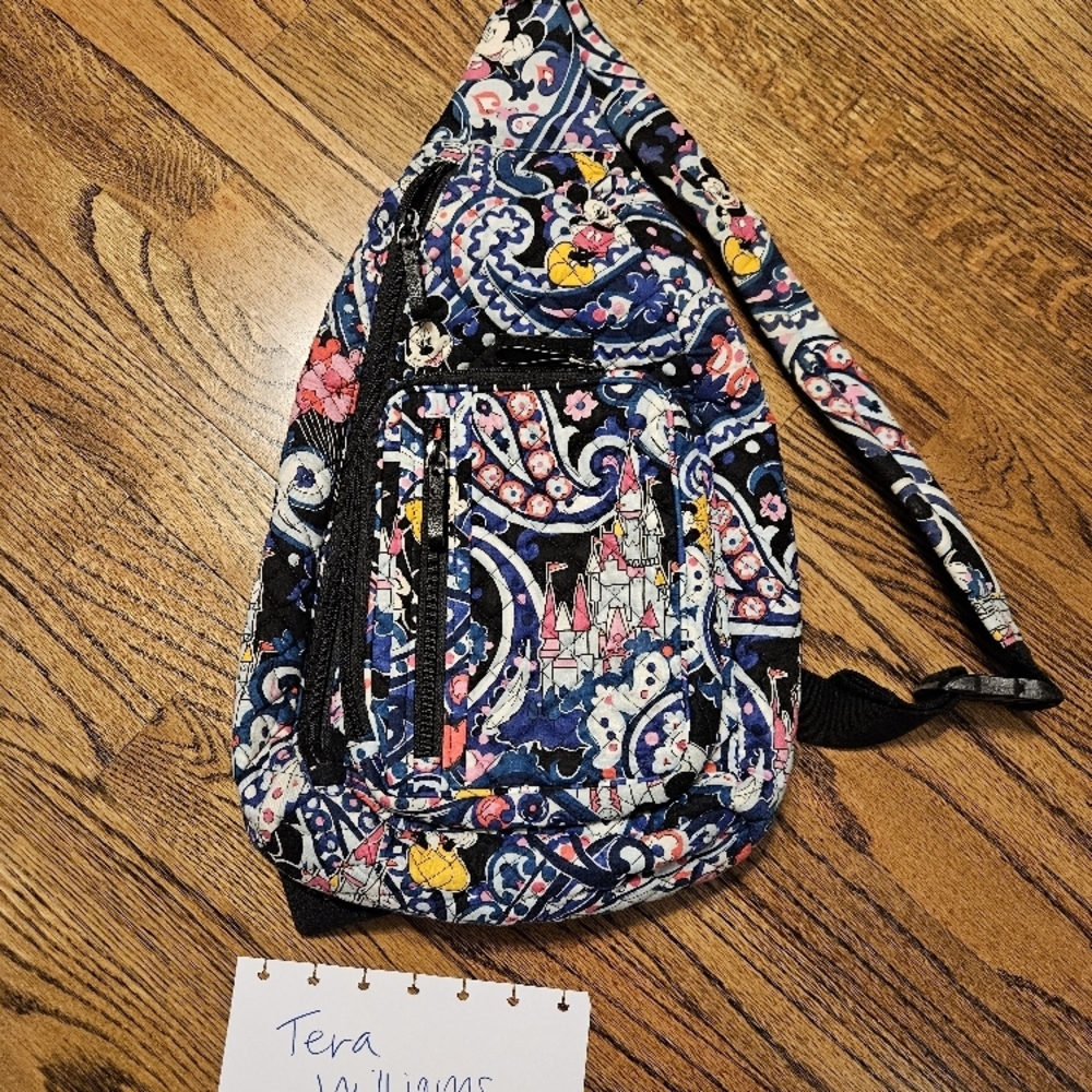 Disney Vera Bradley sling bag Mickeys celebration